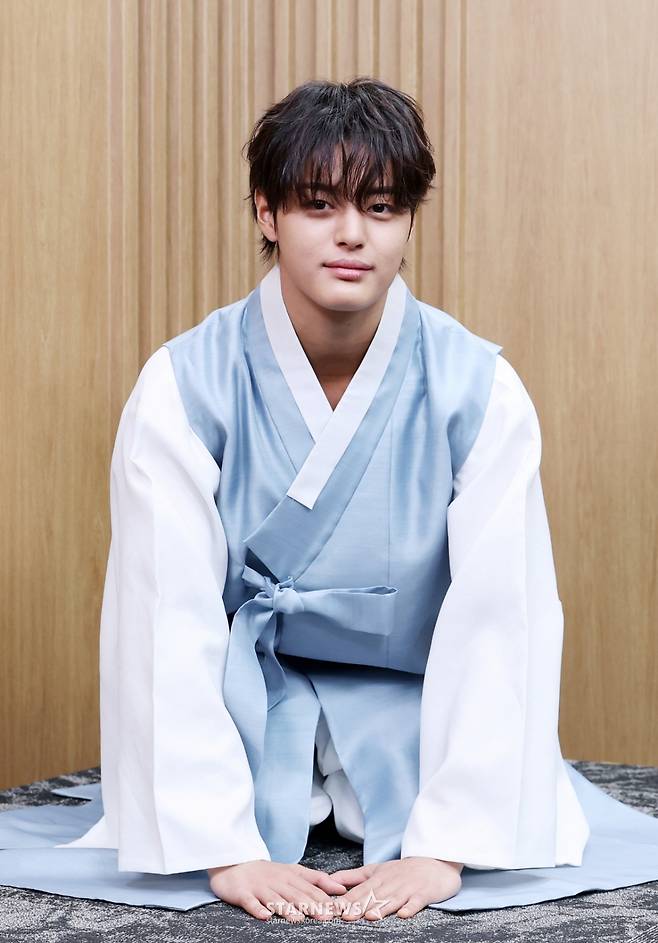 박수오 내방 한복 인터뷰 /사진=김휘선 기자 hwijpg@