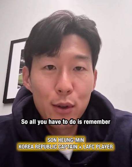 손흥민. /사진=해리 케인 SNS 갈무리