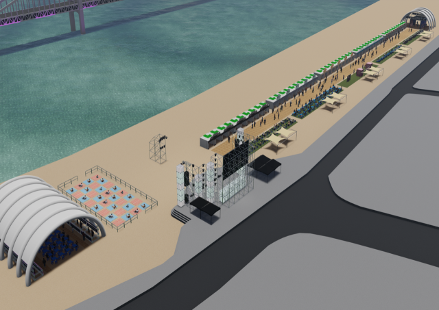 수영구청은 오는 17일부터 19일까지 3일간 광안리해수욕장에서 ‘옥토버페스타 IN 광안리’를 개최한다. 사진은 행사 예상 이미지. 수영구청 제공