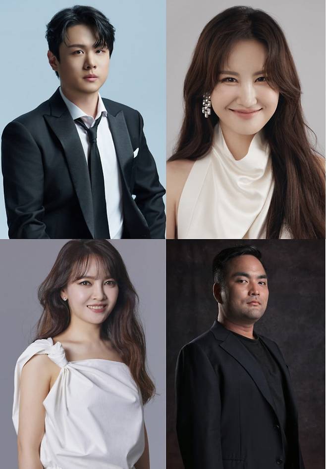 테너 김민석(왼쪽 위부터 시계 순으로), 소프라노 박혜상, 바리톤 박주성, 소프라노 임선혜. / 사진제공. 마포문화재단.