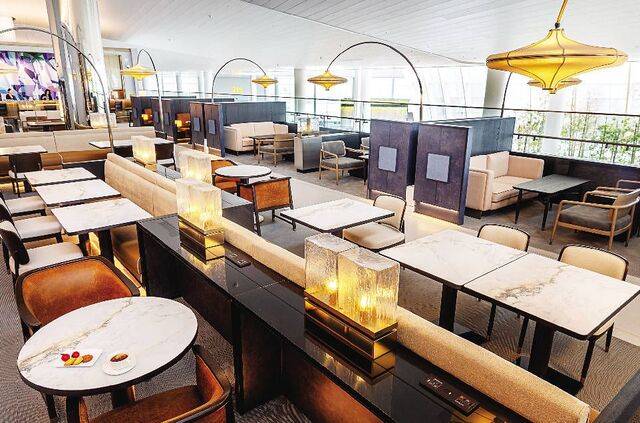 대한항공이 최근 대대적으로 개편한 인천국제공항 제2여객터미널 프레스티지 가든 라운지 전경. 회사 제공