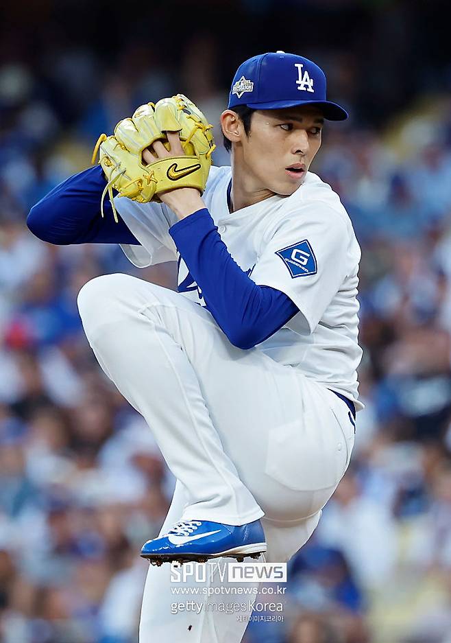 ▲ 필라델피아 필리스 타선을 상대로 3이닝 퍼펙트를 기록한 사사키 로키.