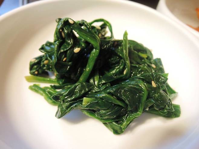 시금치 나물