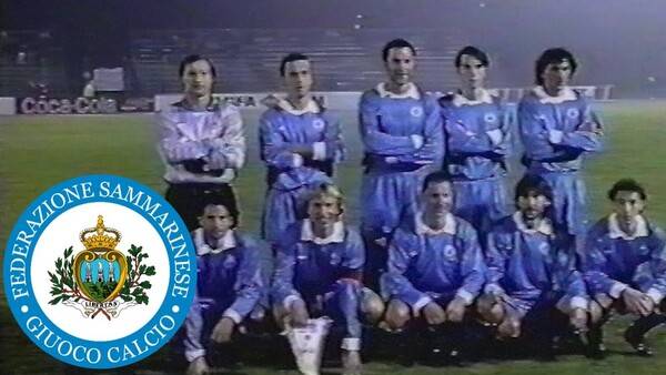 산마리노의 1990년 첫 대표팀.