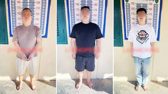 지난 8월 한국인 대학생을 캄보디아에서 고문해 숨지게 한 중국인 조직원 3명. 연합뉴스