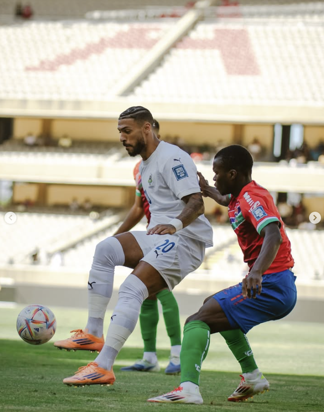 드니 부앙가. 가봉 축구대표팀 인스타그램 캡처
