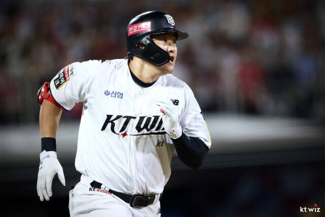 KT 위즈 시절 오재일./KT 위즈