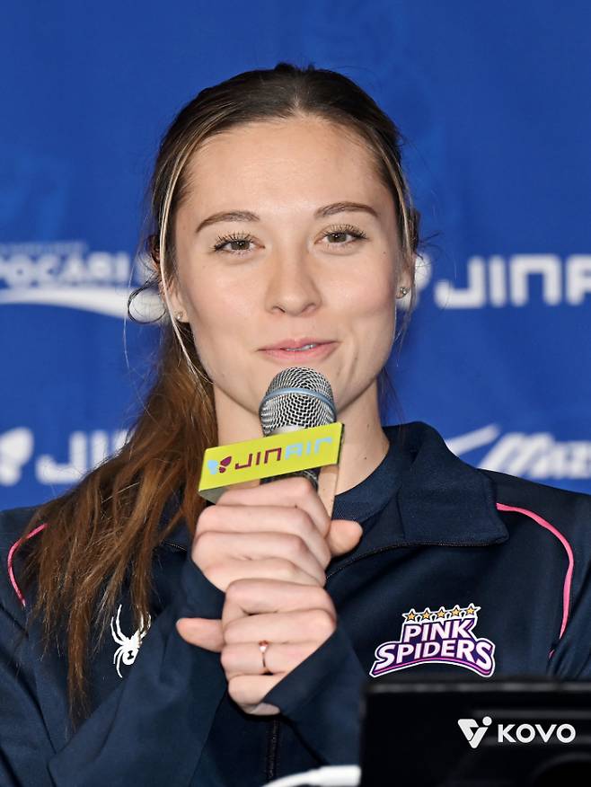 흥국생명 레베카. 한국배구연맹