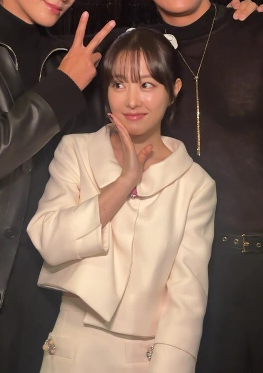 지난해 더블유코리아 유방암 인식 캠페인 행사에 참석한 박보영. 더블유코리아 제공.