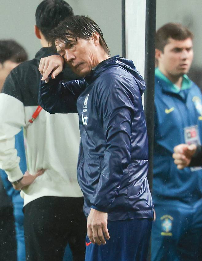 ▲ 브라질에 0-5로 패배했던 홍명보 감독의 한국 대표팀 ⓒ연합뉴스