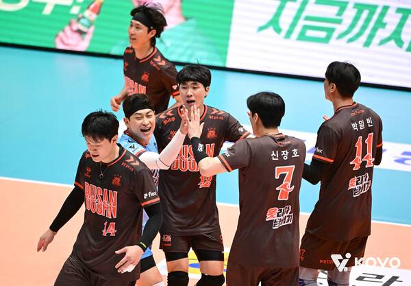 경기도 안산시에서 부산광역시로 연고지를 옮긴 OK저축은행. ⓒKOVO