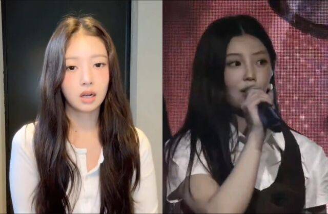 그룹 아이브 멤버 레이(왼쪽), 아일릿 멤버 원희 / 온라인 커뮤니티