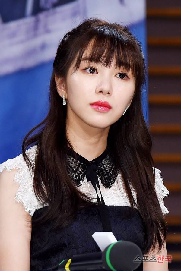 MBC 수목미니시리즈 '병원선' 제작발표회에 참석하고 있는 권민아. 사진=이규연 기자 fit@hankooki.com