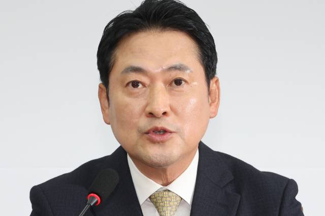 ▲국민의힘 장동혁 대표가 20일 서울 여의도 국회에서 더불어민주당의 사법개혁안과 언론개혁안에 대한 입장을 밝히고 있다. ⓒ연합뉴스