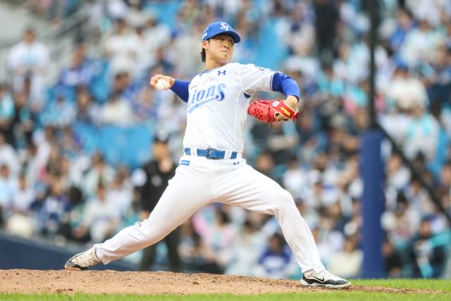 삼성 라이온즈의 이호성. 삼성 제공