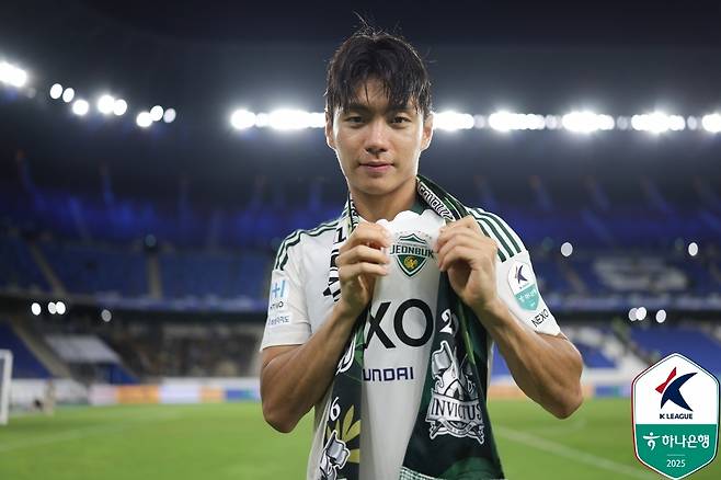 2025 K리그1 챔피언 전북현대의 부활을 이끈 전진우 (한국프로축구연맹 제공)