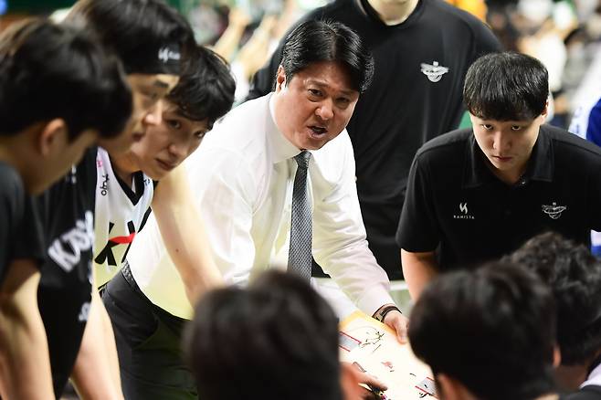 KT 문경은 감독. 사진제공=KBL