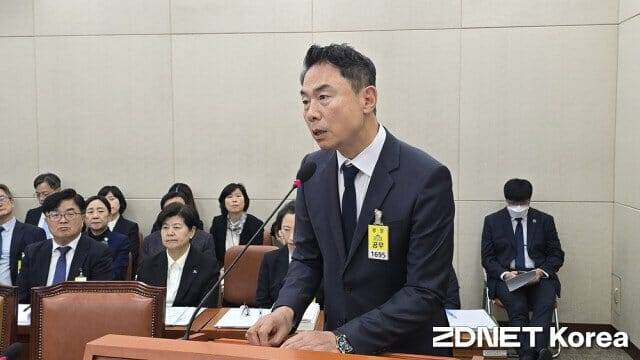 정지영 현대백화점 대표가 21일 국회 보건복지위원회 국정감사에 증인으로 출석했다.