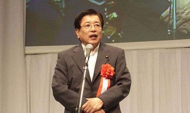 야마모토 다쿠 전 중의원 의원. 페이스북 갈무리