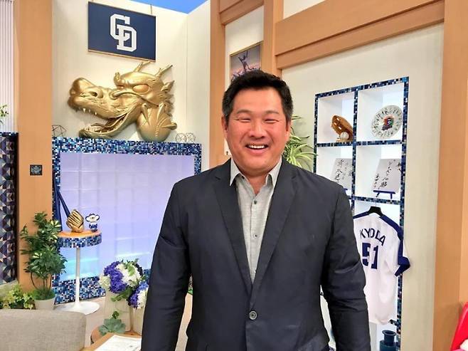 인스트럭터로 SSG 유망주 캠프에 합류하는 NPB 레전드 슬러거 야마사키 다케시. 야마사키 개인 SNS 캡처