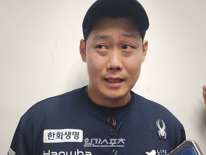 하주석이 21일 플레이오프 3차전에서 3안타를 치며 한화 이글스의 5-4 승리를 이끌었다. IS포토