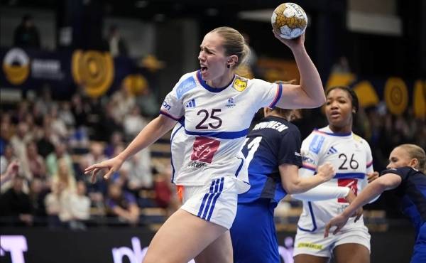 사진 여자 EHF 유로 2026 예선 프랑스와 핀란드 경기 모습, 사진 출처=프랑스