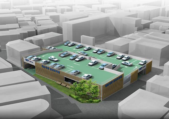 대송시장 공영주차장 조감도 ⓒ울산 동구