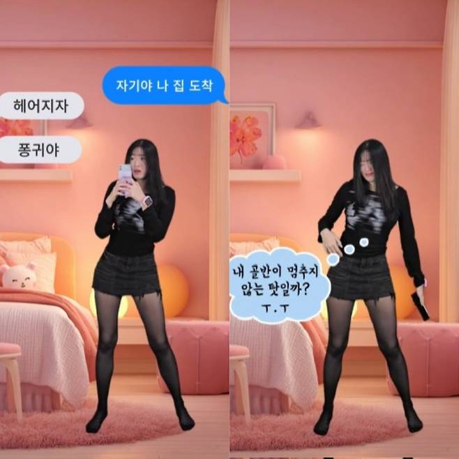 인플루언서 ‘퐁귀’ SNS 캡처.