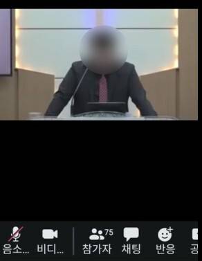 탈북민을 대상으로 선교단체 관계자가 비대면 종교 교육을 하는 모습. 탈북민 제공