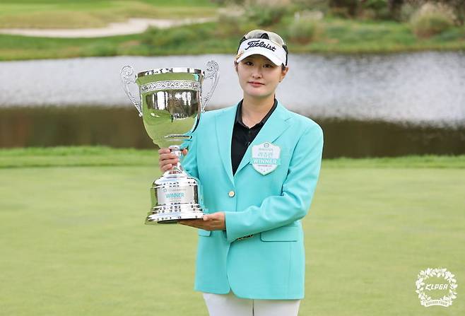 파마리서치 리쥬란 드림투어 왕중왕전에서 우승한 정수빈. (사진=KLPGA 제공). 2025.10.22. *재판매 및 DB 금지