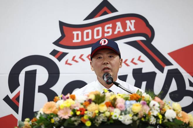 ▲ 김원형 감독 취임식 ⓒ연합뉴스