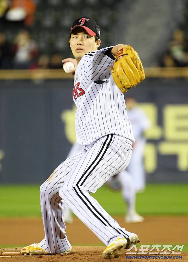 22일 잠실구장에서 열린 LG 트윈스 청백전. LG 임찬규가 역투하고 있다. 잠실=박재만 기자 pjm@sportschosun.com/2025.10.22/