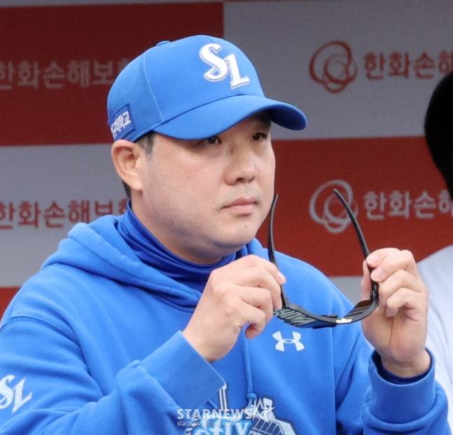 박진만 삼성 라이온즈 감독. /사진=강영조 선임기자