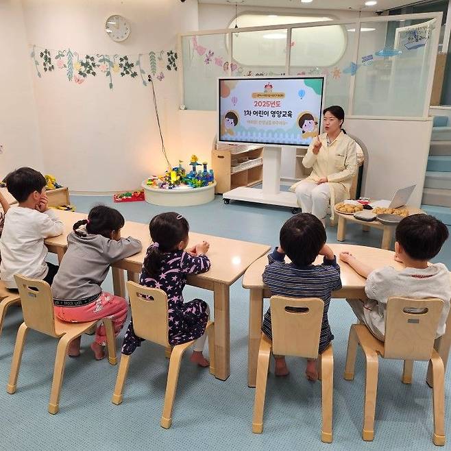 관악구 영유아 대상 식생활 교육 운영 모습ⓒ관악구 제공