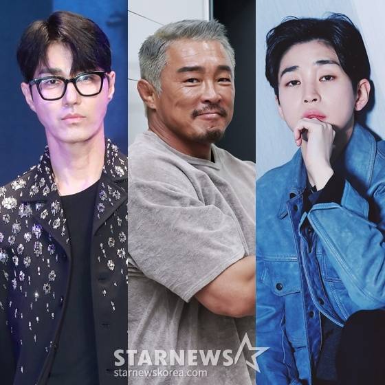 차승원(왼쪽부터), 추성훈, 딘딘 /사진=스타뉴스