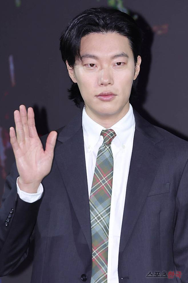 넷플릭스 영화 '계시록' 제작발표회에 참석한 배우 류준열. 25.3.18 ⓒ이혜영 기자 lhy@hankooki.com