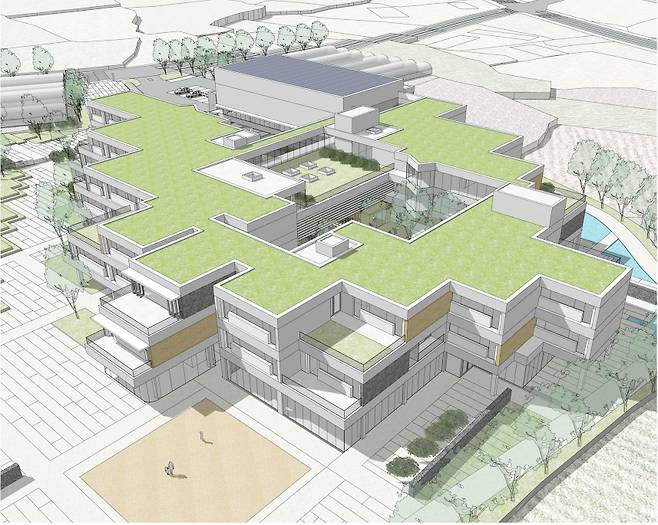 가칭 제주 서부중학교 조감도 (제주도교육청 제공)