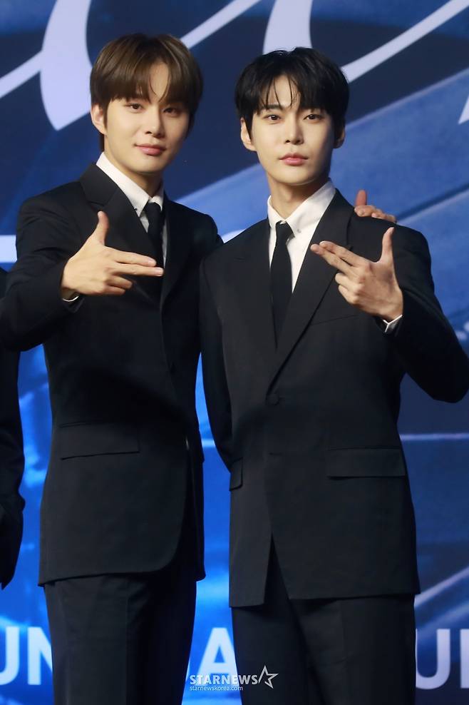 NCT 127 정우, 도영 /2023.10.06 /사진=이동훈