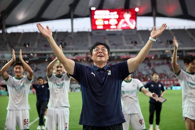 황선홍 대전하나시티즌 감독. /사진=대전하나시티즌 제공