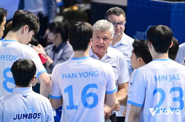 대한항공 헤난 감독./KOVO