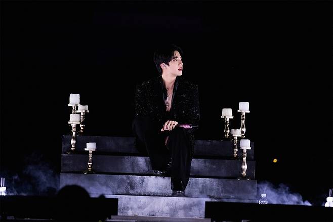 Concerto "#RUNSEOKJIN_EP.TOUR_ENCORE" do Jin do BTS. Foto | Big Hit Music