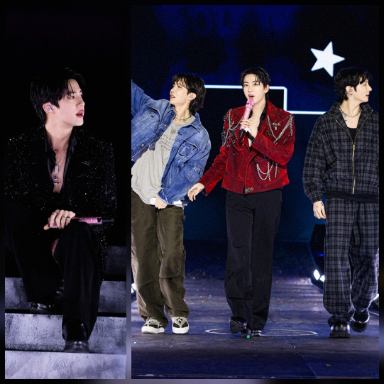 진이 무대 위로 돌아와 또 한 번의 장면을 만들었다.사진=빅히트 제공