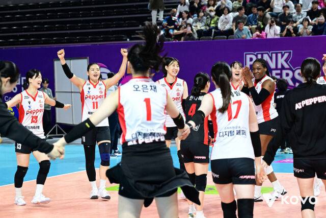 페퍼저축은행 배구단./KOVO