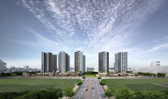 서수원 에피트 센트럴마크 투시도. HL디앤아이한라 제공