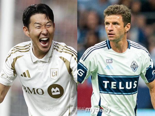 손흥민과 뮐러/게티이미지코리아