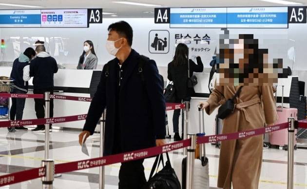 김포공항 체크인 카운터./사진=김범준 기자