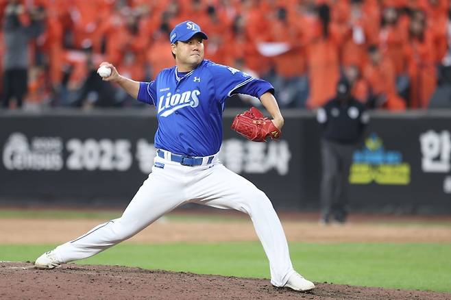 삼성 라이온즈 투수 김태훈. <삼성 라이온즈 제공>