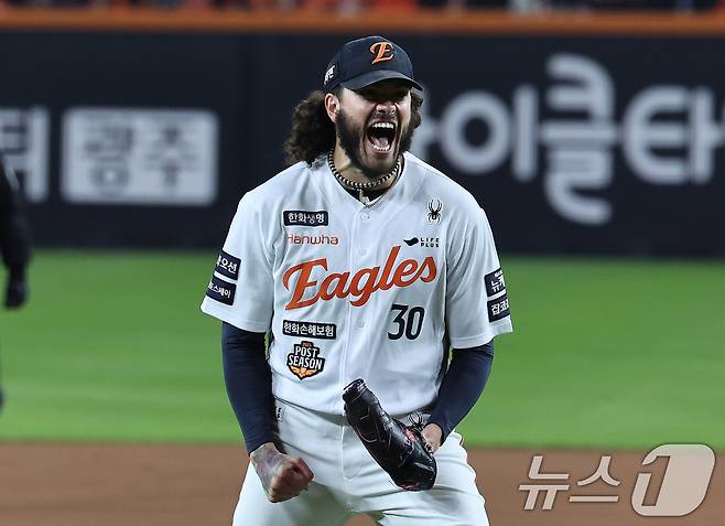 한화 이글스 외국인 투수 코디 폰세. 2025.10.29/뉴스1 ⓒ News1 구윤성 기자