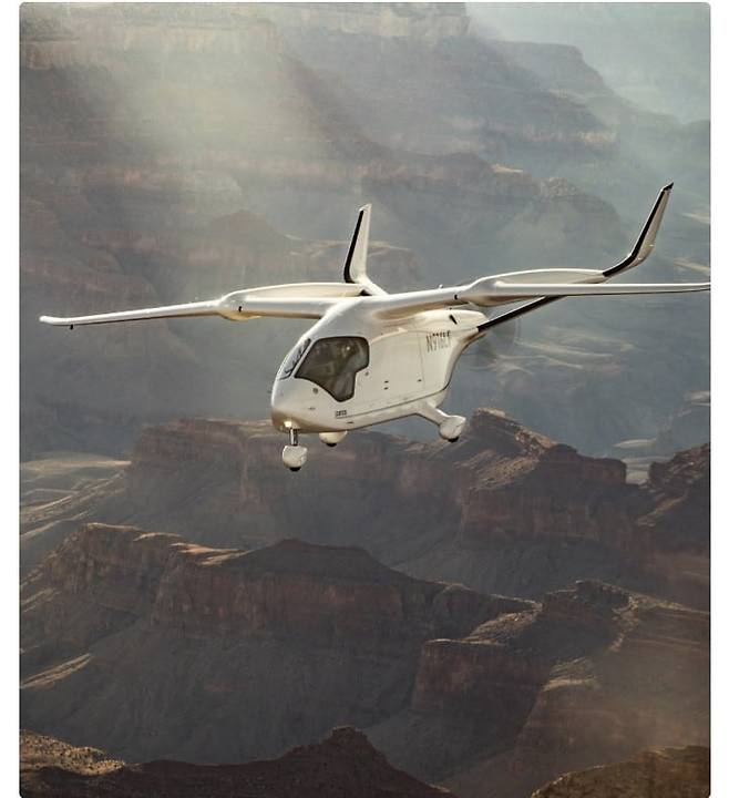 베타의 수직이착륙 항공기. /베타 테크놀로지 홈페이지