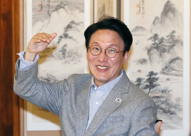 김민석 국무총리가 2일 서울 종로구 총리공관에서 열린 제2회 ‘3+α(알파)’회의에서 발언하고 있다. 뉴스1